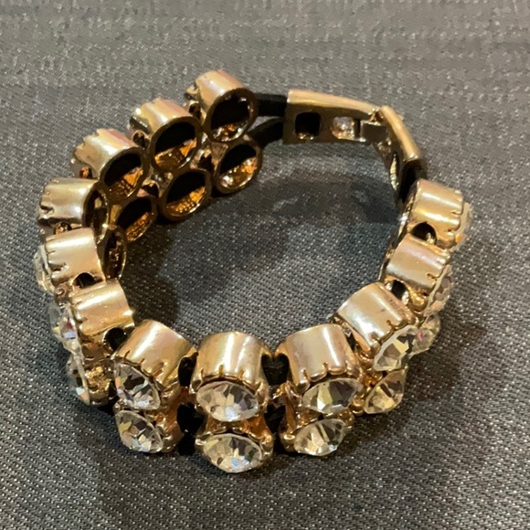 Women’s rhinestone leather bracelet - Gem - Picture 9 of 12